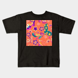 Disco funky fashion Kids T-Shirt